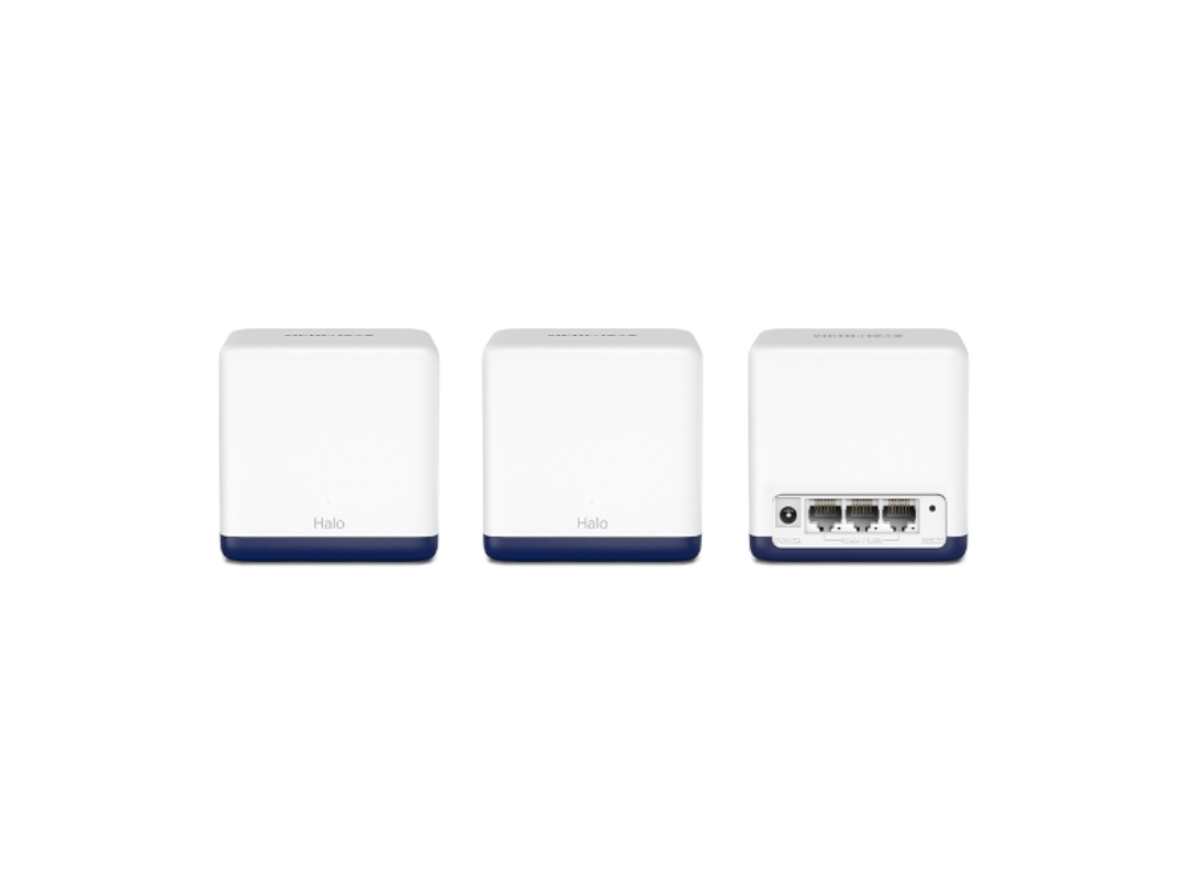 Mercusys Halo H50G Mesh WiFi 3-Pack – 1.9 Gbps, 550 m² – Qatar Mercusys Halo H50G Mesh WiFi 3-Pack – 1.9 Gbps, 550 m² – Qatar